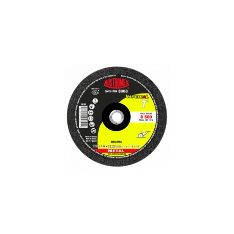 Disco para corte de metal 1.6mm 7 Pulg 3303 Austromex