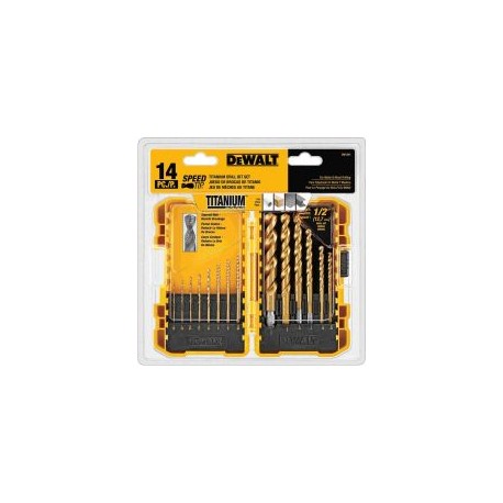 Juego de brocas Titanium 14 Pz DW1341 DeWalt Accesorios