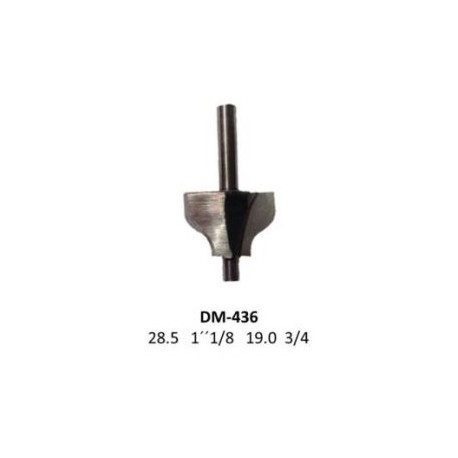 Broca para router corte pecho de paloma 1-1/8 Pulg 436 Micro