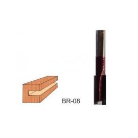 Broca para router corte recto 1/4 Pulg BR08 Brocar