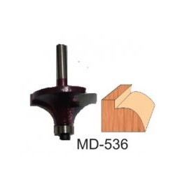 Broca para router corte redondeado 1 Pulg MD-536 Brocar