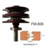 Broca reversible corte pecho de paloma 1-1/2 Pulg FM806 Brocar