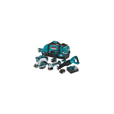 Combo 6 Pz inalámbricas 18V XT610 Makita