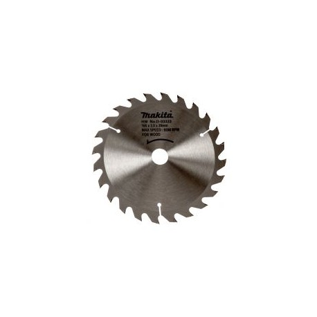 Disco de sierra para madera 6-1/4 PulgX20 Pulg D51328 Makita