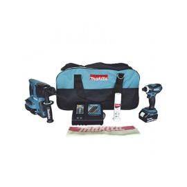 Combo Rotomartillo 18V y Llave de impacto inalámbrico 18V DLX2147M Makita