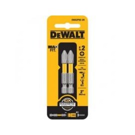 Juego de 2 puntas cruz maxfit 2X2 DWA2PH2-2H DeWalt Accesorios