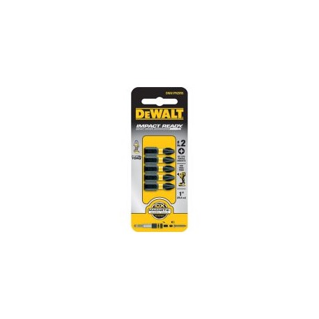 Juego de 5 puntas phillips 2X1 DWA1PH2IR5 DeWalt Accesorios