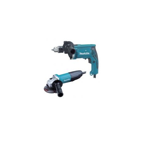 Combo Rotomartillo HP1630 - Miniesmeriladora GA4534 Makita