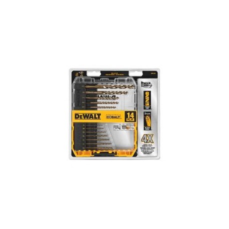 Juego de brocas Cobalt 14 pz DWA1240 DeWalt Accesorios