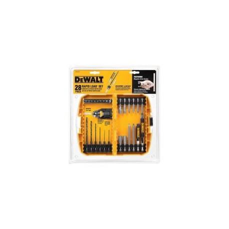 Juego de brocas y puntas entrada hexagonal 28pz DW2521 DeWalt