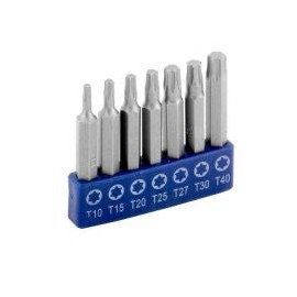 Juego de puntas 2 Pulg tipo torx 7 Pz TC1253 Toolcraft