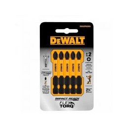 Juego de 5 puntas phillips 2X2 DWA2PH2IR5 DeWalt Accesorios