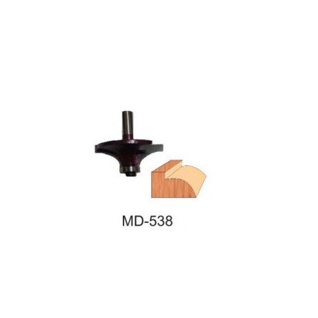 Broca para router corte redondeado 1-1/2 Pulg MD-538 Brocar