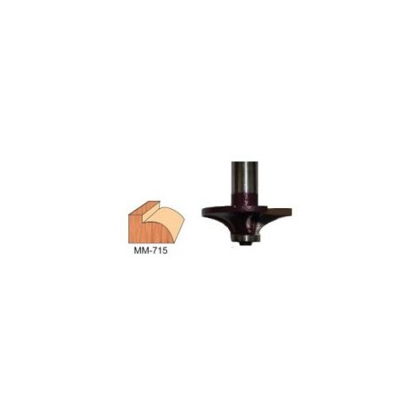 Broca para router corte redondeado 2 Pulg mm-715 Brocar